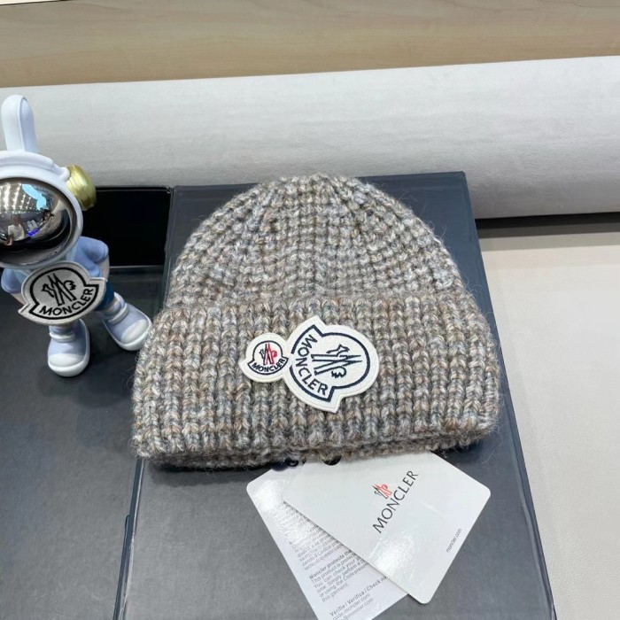 1:1 quality version Thick knit cold beanie 3 colors