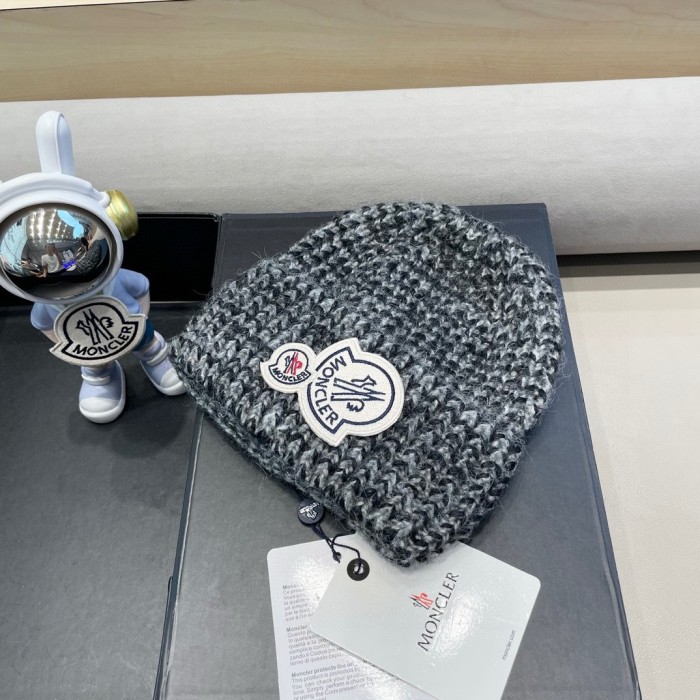 1:1 quality version Thick knit cold beanie 3 colors