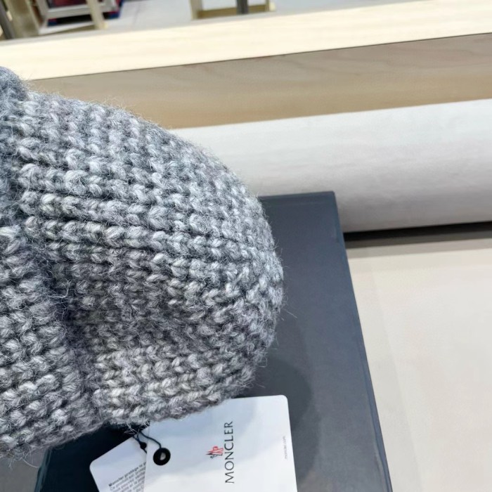 1:1 quality version Thick knit cold beanie 3 colors