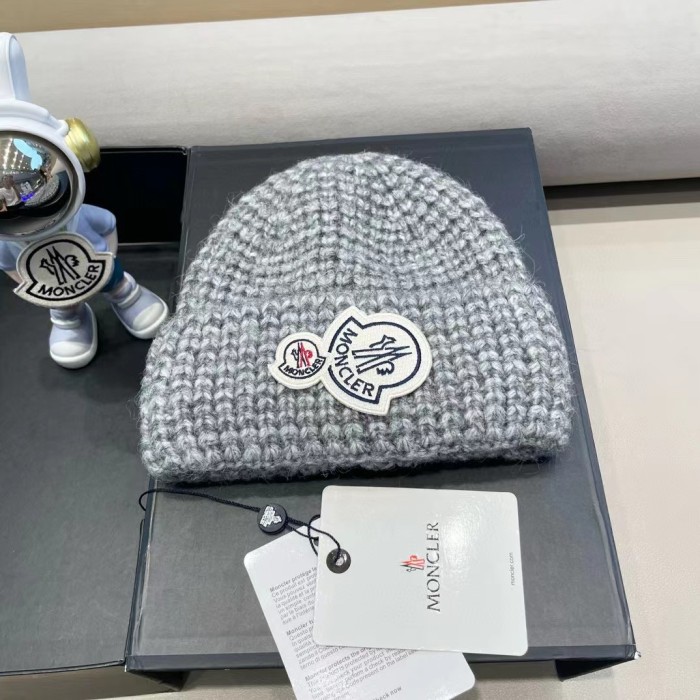 1:1 quality version Thick knit cold beanie 3 colors