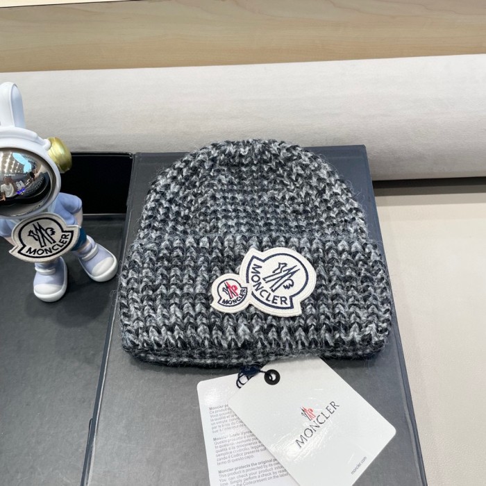 1:1 quality version Thick knit cold beanie 3 colors