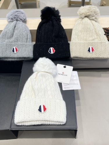 1:1 quality version Padded windproof ear protection twisted knit beanie 4 colors