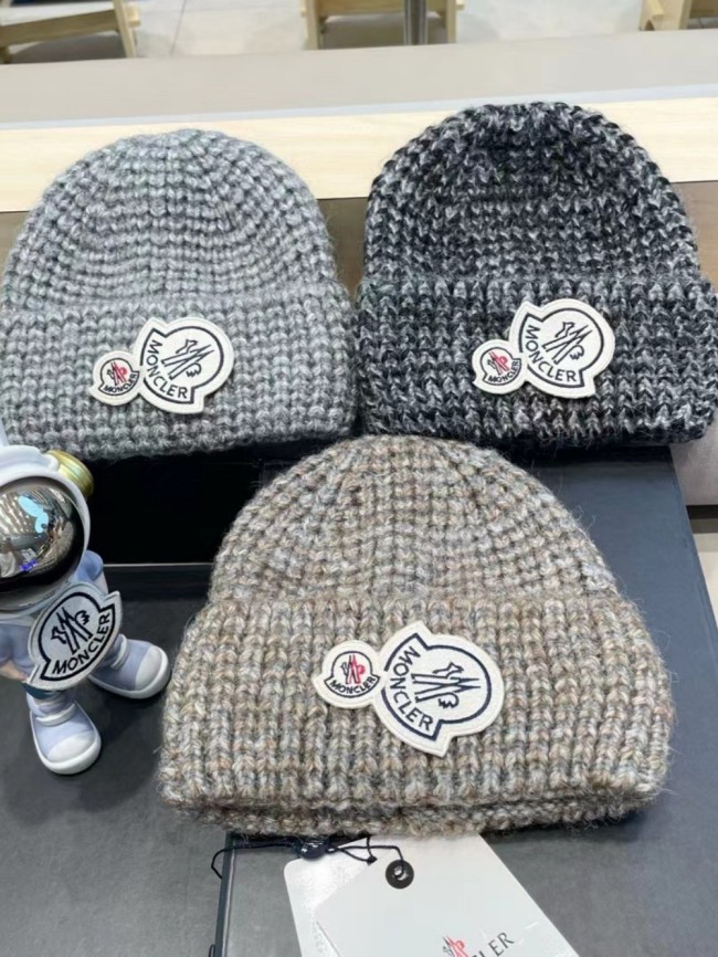 1:1 quality version Thick knit cold beanie 3 colors