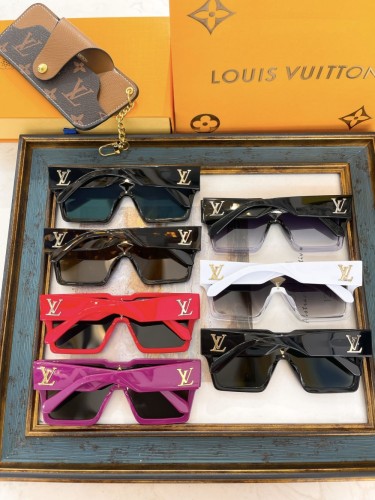 1:1 quality version Diamonds Large Square Frame Sun Protection Glasses 7 colors