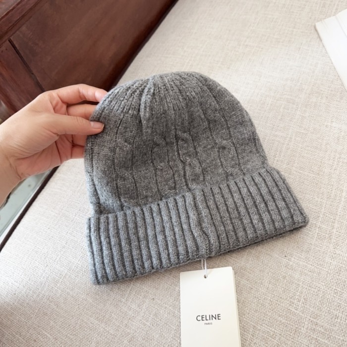 1:1 quality version Small Label Embroidered Knit Wool Cold beanie 4 colors