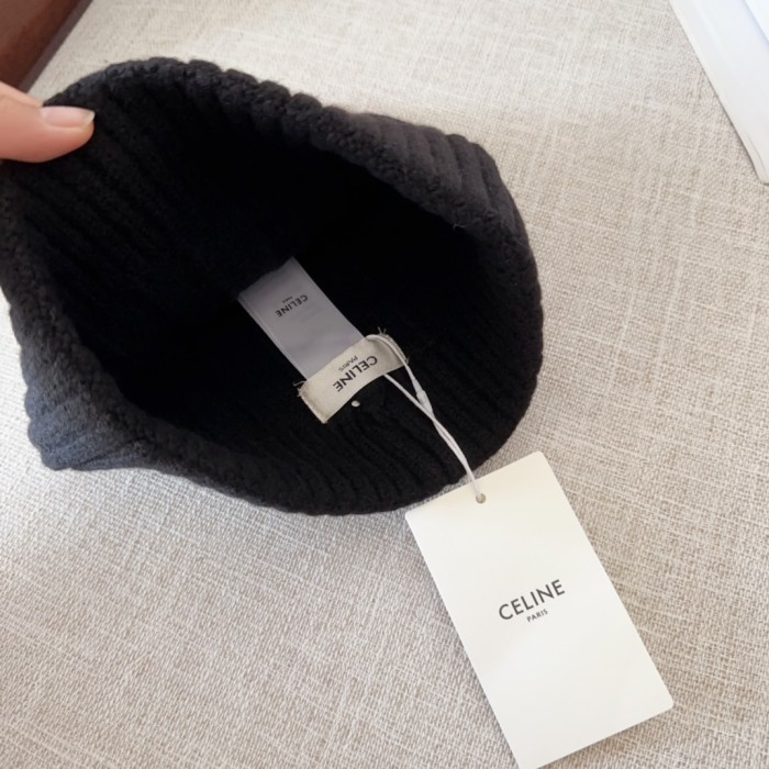 1:1 quality version Small Label Embroidered Knit Wool Cold beanie 4 colors
