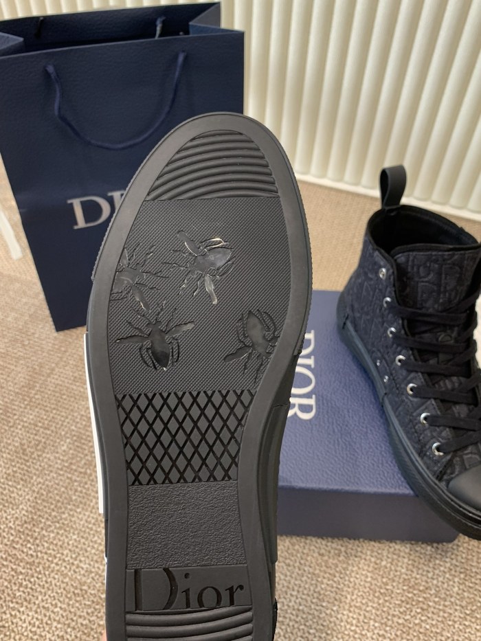 1:1 quality version B23 Classic Oblique Printed High-Top Sneakers 2 colors