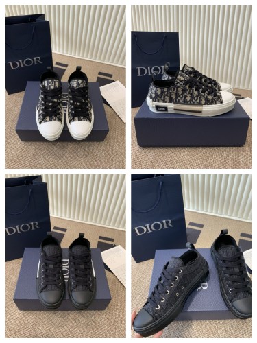 1:1 quality version B23 Classic Oblique Print Low Top Board Shoes 2 colors