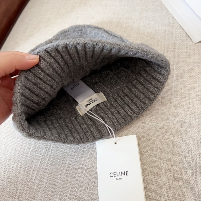 1:1 quality version Small Label Embroidered Knit Wool Cold beanie 4 colors
