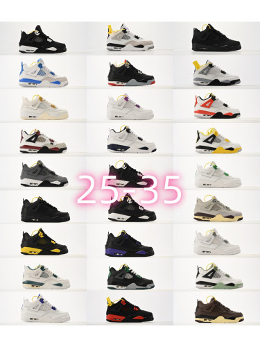 Generation 4 Low Top Basketball Shoes Collection for kids 27 colors