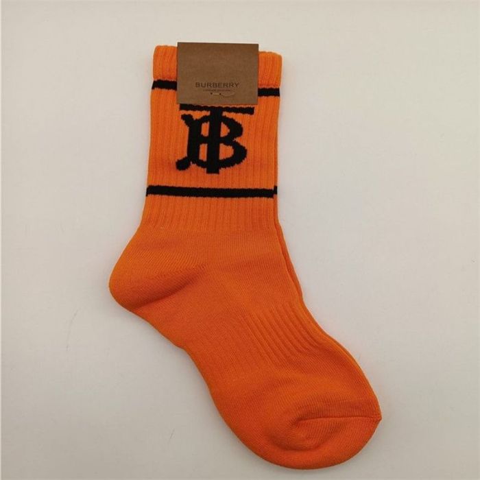 Alphabet Jacquard Mid Calf Socks 7 colors