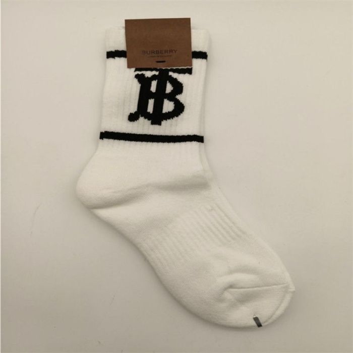Alphabet Jacquard Mid Calf Socks 7 colors