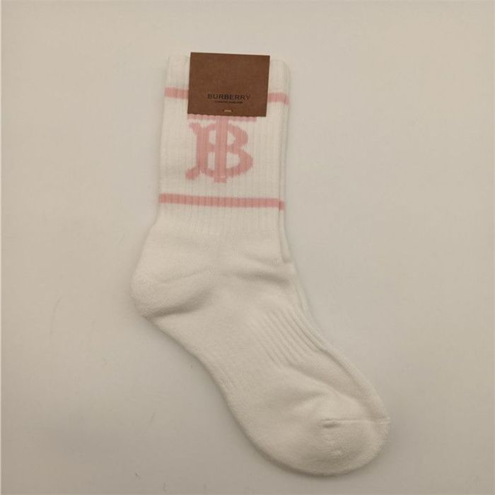 Alphabet Jacquard Mid Calf Socks 7 colors