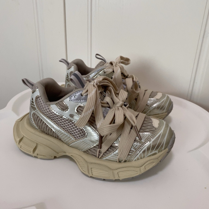 Double Lace Mesh Breathable shoes for kids 5 colors