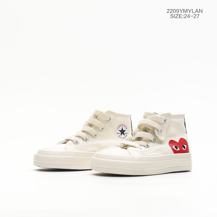 Co-branded love  velcro high/low Top board shoes for kids 4 colors