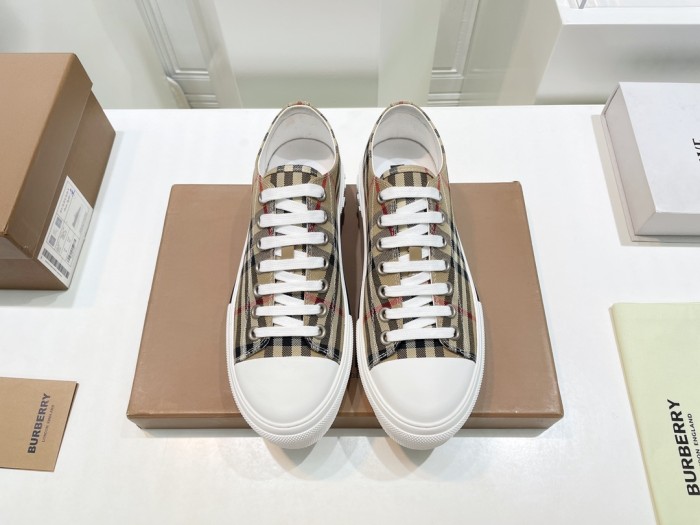 1:1 quality version Plaid canvas shoes 9 colors