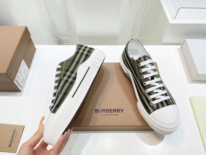 1:1 quality version Plaid canvas shoes 9 colors