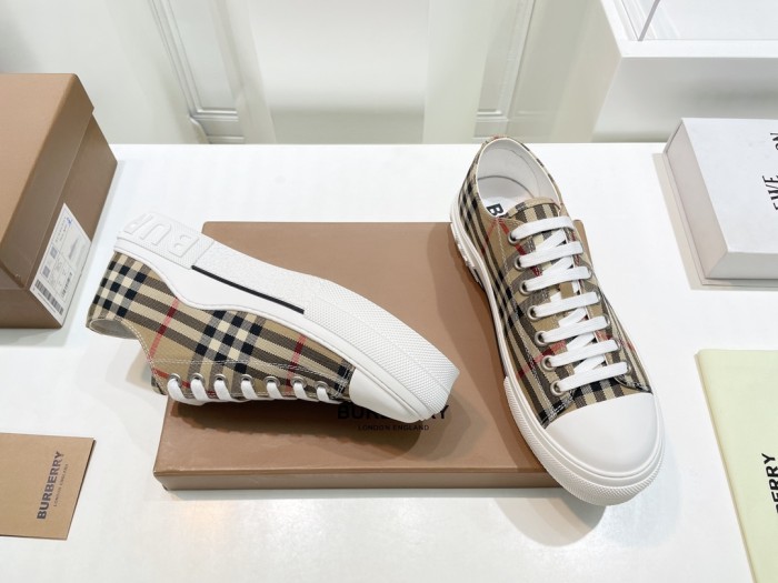 1:1 quality version Plaid canvas shoes 9 colors