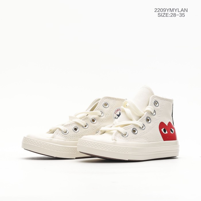 Lace-Up Love high/low Canvas Top board shoes for kids 4 colors