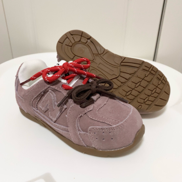 Anti-fur lace-up co-branded Sneakers for Kids 6 colors