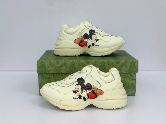 Mickey Mouse Love Letter Printed Thick Bottom Low Top Sneakers for Kids 5 colors