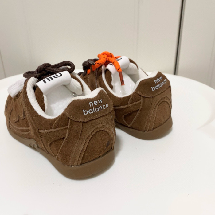 Anti-fur lace-up co-branded Sneakers for Kids 6 colors