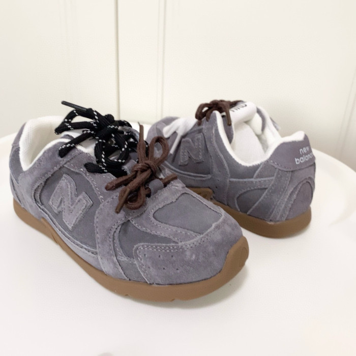 Anti-fur lace-up co-branded Sneakers for Kids 6 colors