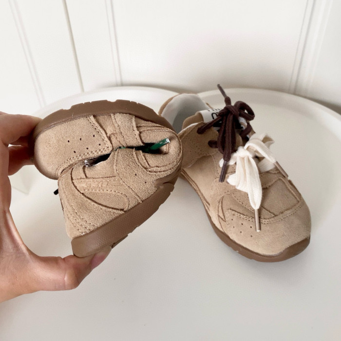 Anti-fur lace-up co-branded Sneakers for Kids 6 colors
