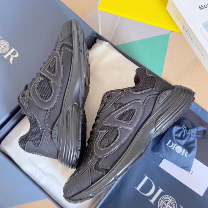 1:1 quality version  St0ne x Di0r Co-branded Compass Embroidered B30 Mesh Sneakers 6 colors