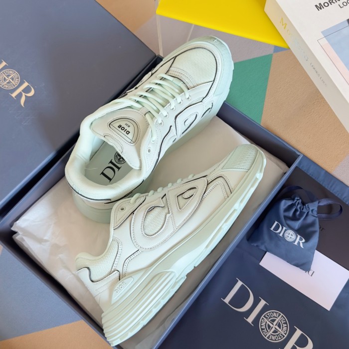 1:1 quality version  St0ne x Di0r Co-branded Compass Embroidered B30 Mesh Sneakers 6 colors