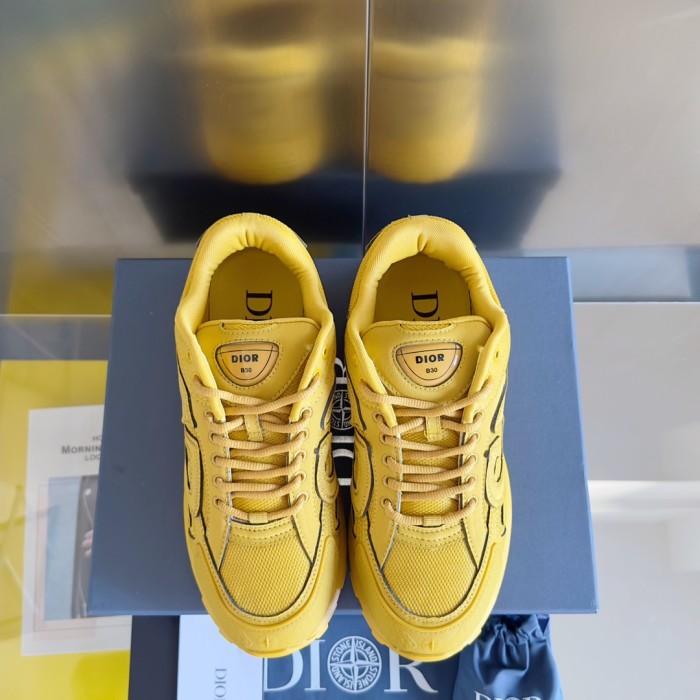 1:1 quality version  St0ne x Di0r Co-branded Compass Embroidered B30 Mesh Sneakers 6 colors