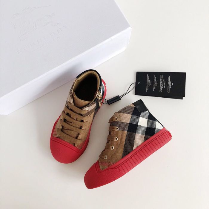 High-top side zipper Board Shoes for kids 5 colors