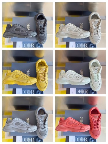 1:1 quality version  St0ne x Di0r Co-branded Compass Embroidered B30 Mesh Sneakers 6 colors