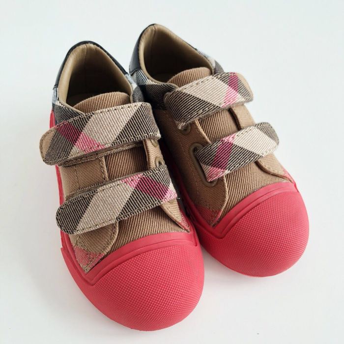 Checkered Velcro Low Top Shoes for kids 5 colors