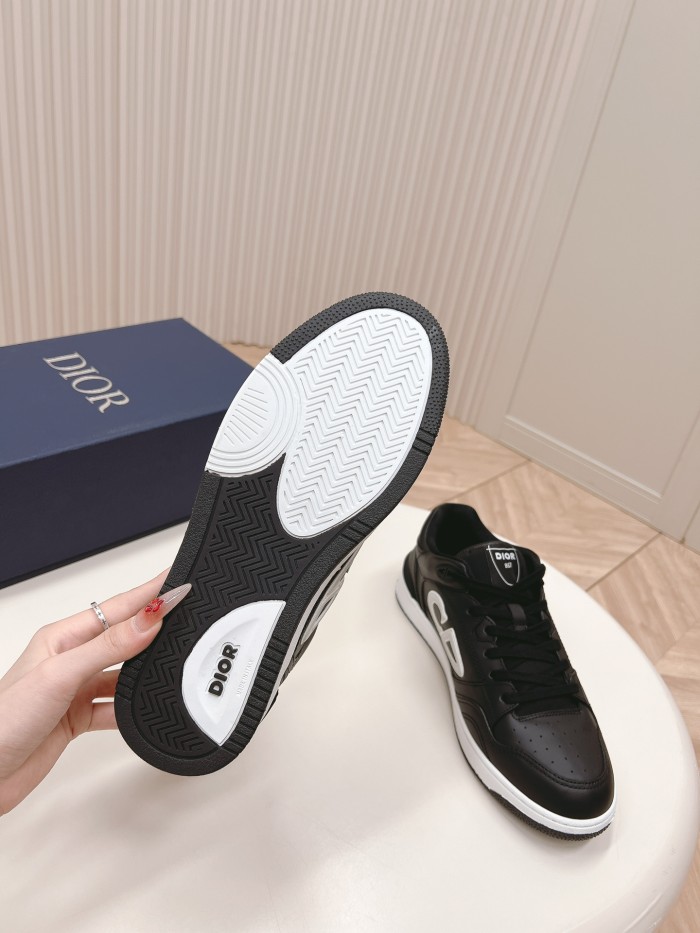 1:1 quality version  St0ne x Di0r Co-branded 3D logo printed cowhide breathable sneakers 3 colors