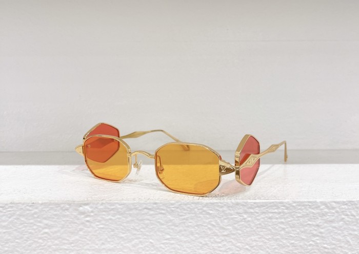 1:1 quality version Side light blocking 4 lenses metal frame glasses 6 colors
