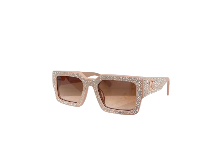 1:1 quality version Full Star Diamonds Chunky Frame Glasses 6 colors