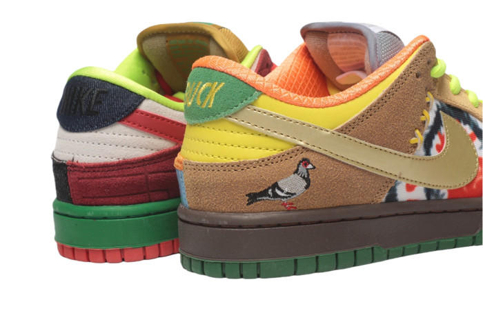 Colorblocked asymmetrical boardshoes