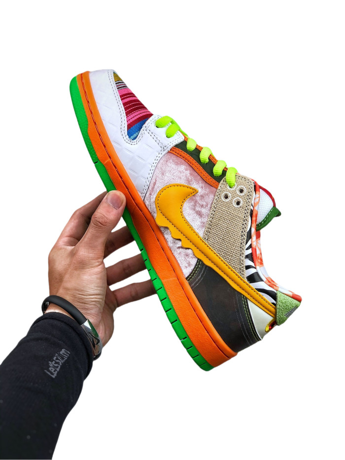 Colorful Patchwork Board Shoes