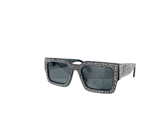 1:1 quality version Full Star Diamonds Chunky Frame Glasses 6 colors