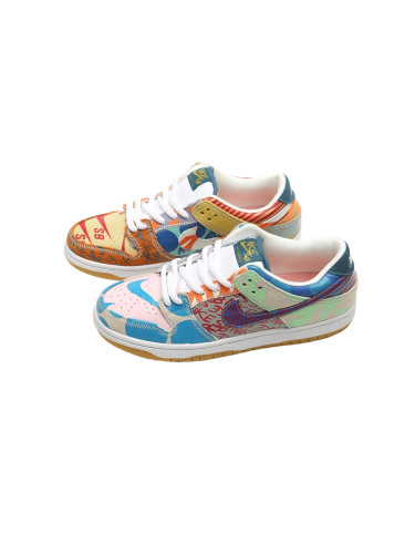 Graffiti Patchwork Casual Sneakers