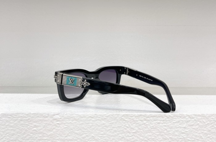 1:1 quality version Turquoise Embossed Logo Glasses 6 colors