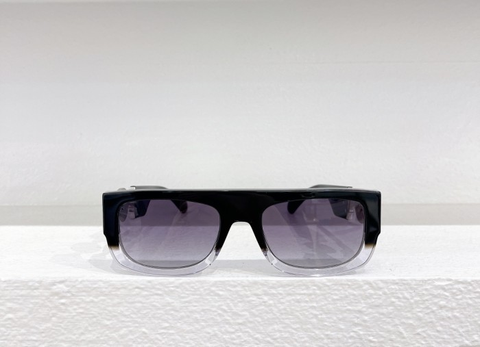 1:1 quality version Metal flower mirror legs square frame glasses 6 colors