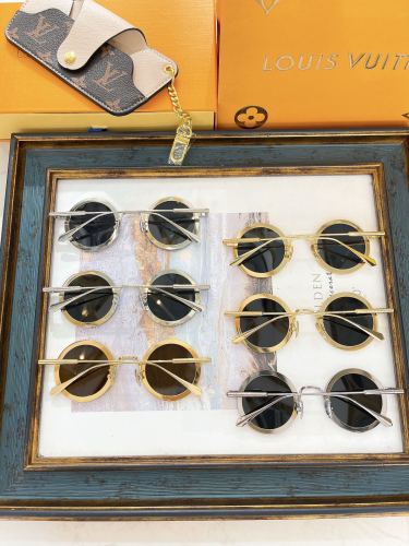 1:1 quality version Metal Round Frame Retro Glasses 6 colors