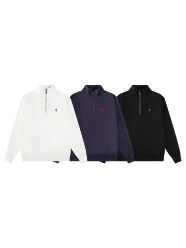 War Horse Embroidered Logo Half Zip Sweatshirt 3 colors