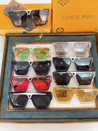 1:1 quality version Metal Flat Top Square Frame Glasses 9 colors