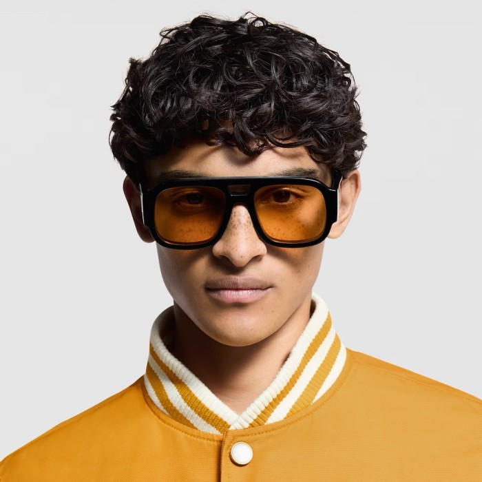 1:1 quality version Aviator Style Wide Leg Glasses 6 colors