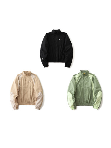 Basic Small Label Logo Stand-Up Jacket 3 colors