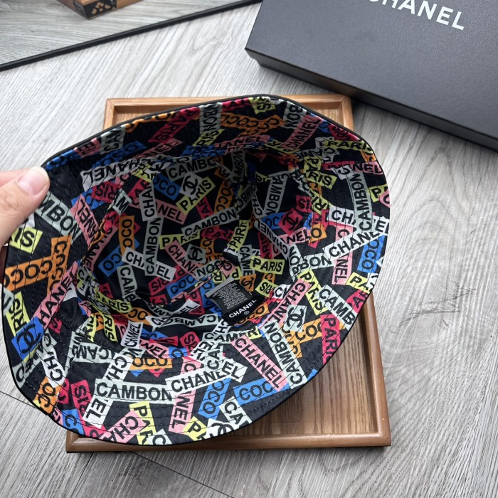 1:1 quality version All Over Printed Floral Monogram Reversible Collision Fisherman's Hat 2 colors