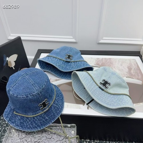 1:1 quality version Black Logo Embroidered Cowboy Fisherman's Hat 4 colors